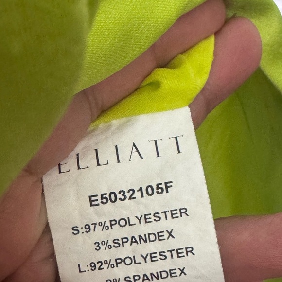 Elliatt Neon Yellow One-Shoulder Dress - Picture 12 of 17